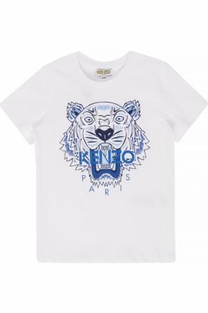 Printed t-shirt with a tiger head, zdjęcie 1 Printed t-shirt with a tiger head od Kenzo Kids